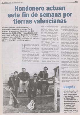 suplemento El Trajín - Valencia - 5 diciembre 1997