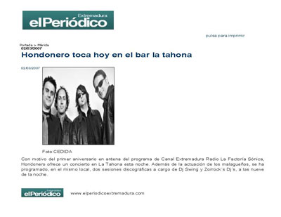 El Periodico Extremadura - 3 marzo 2007 