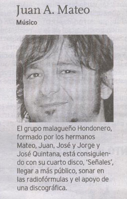 Hondonero - comentarios  en Diario Sur - Malaga  - 02 noviembre 2006