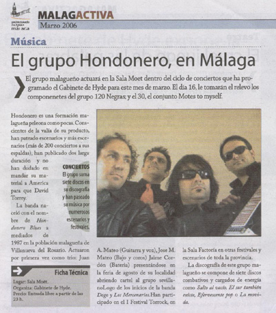 periódico Málaga Activa - marzo 2006