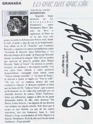 fanzine Avo-kaos - Granada - mayo - 1998