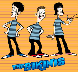 llegan The Bikinis !!! con su ep-cd Tu antes molabas - FyN-25 - Flor y Nata Records