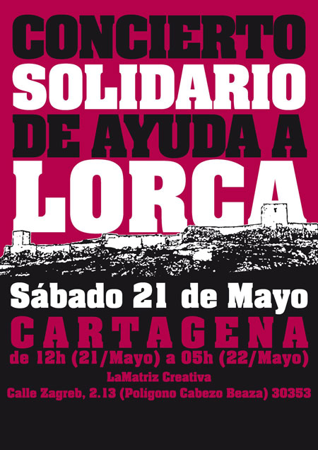 Promenade se incorpora al Concierto Solidario de Ayuda a Lorca en Cartagena